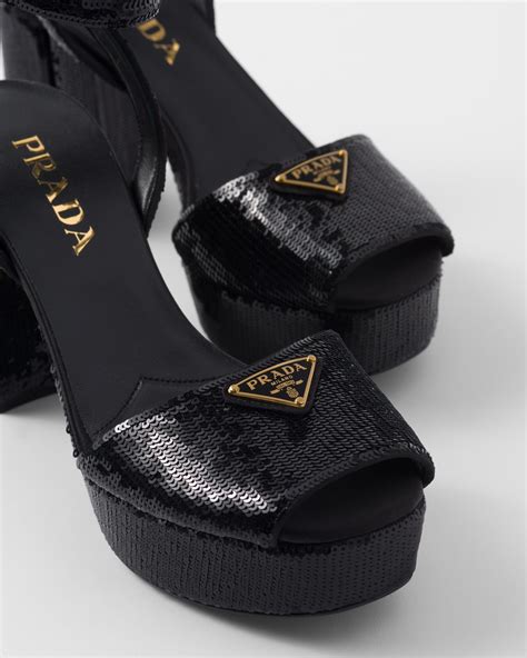 prada platform sandals 37|platform prada sandals women.